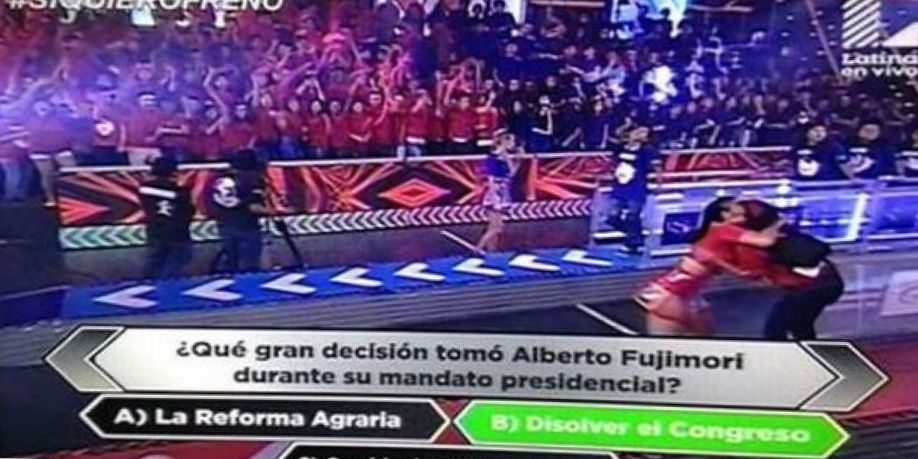 PREGUNTA SOBRE EL GOBIERNO DE FUJIMORI