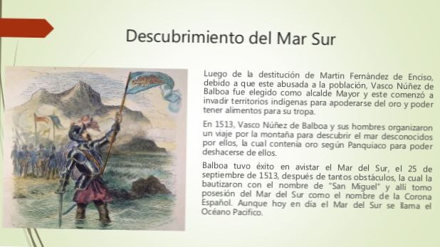 DESCUBRIMIENTO DEL MAR DEL SUR (RESUMEN)