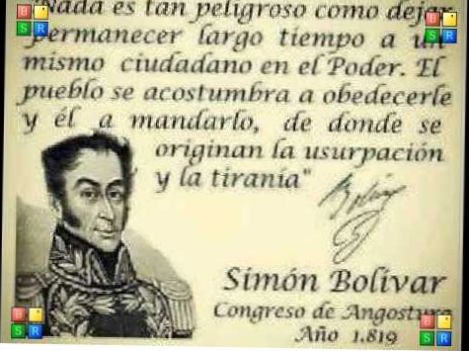 ¿CUÁLES SON LAS FRASES CELEBRES DE SIMÓN BOLÍVAR?